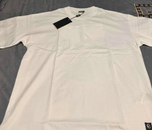 White T-Shirt Mens Cotton Crew Neck
